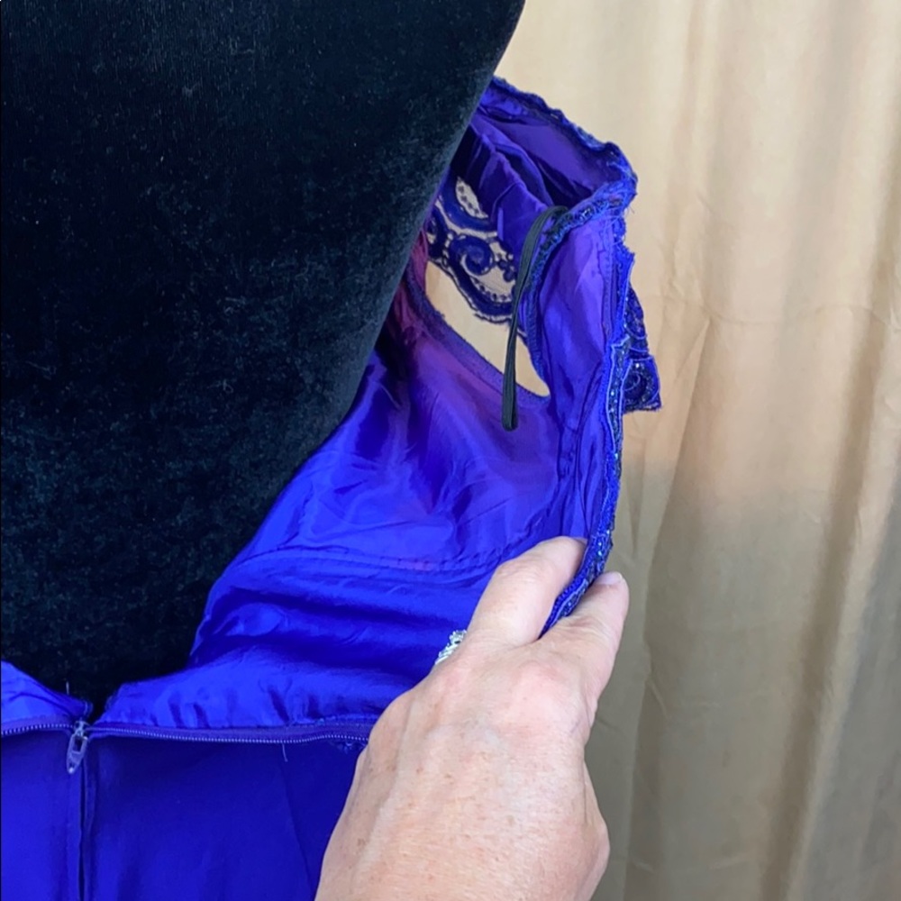 GUC Blue Cocktail Dress - Picture 9 of 10